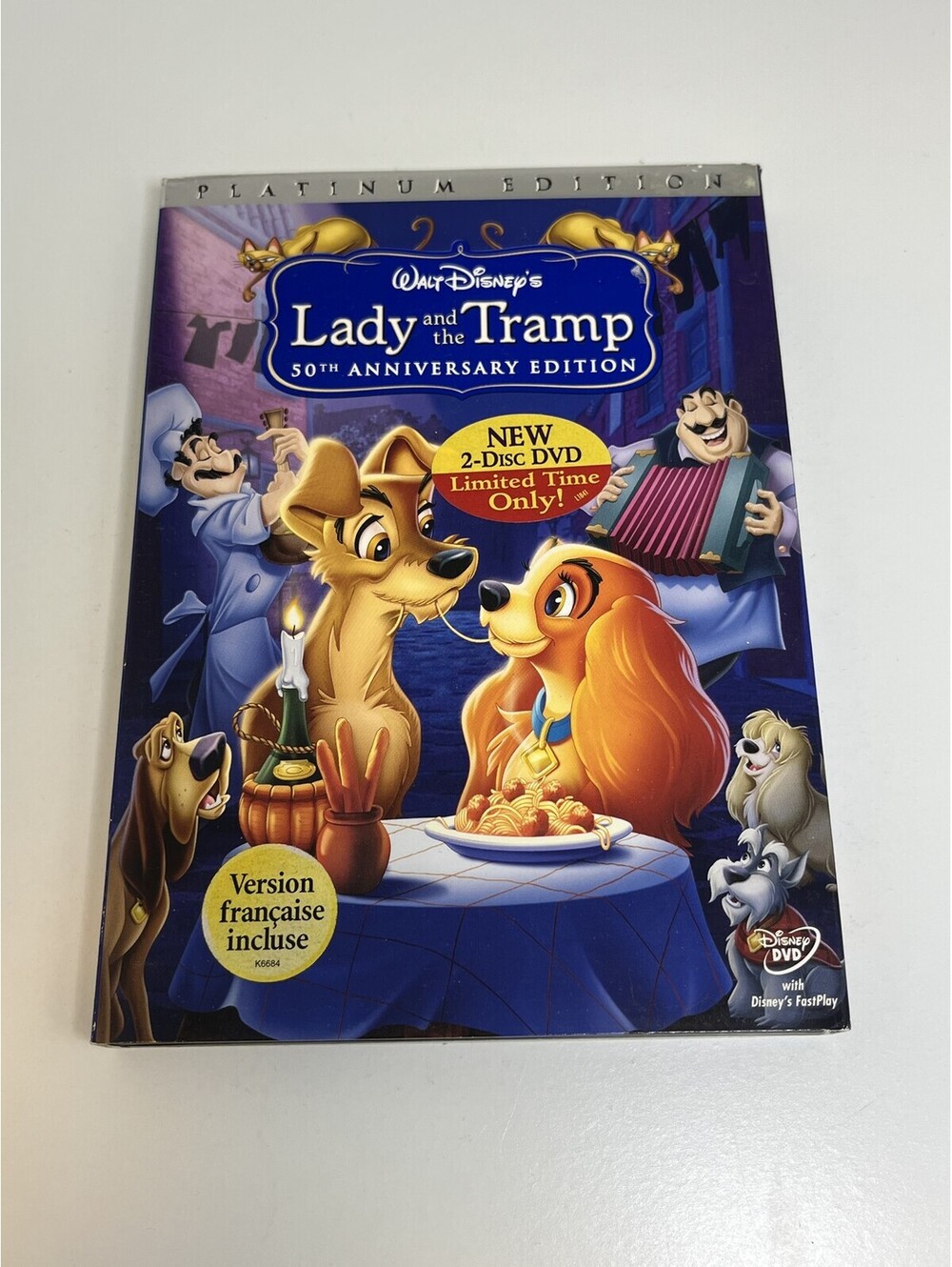 Lady and the Tramp 50th Anniversary Platinum Edition 2-Disc DVD